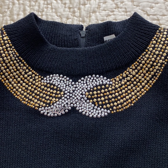 Beautiful like new Vintage St. John Evening Black Dress .  Size 12 - Picture 8 of 9